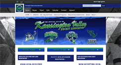 Desktop Screenshot of kvhockey.org